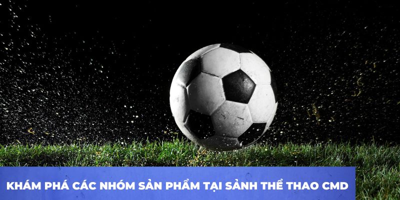 Khám phá các nhóm sản phẩm tại sảnh thể thao CMD